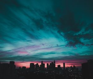 Превью обои небоскребы, здания, небо, город