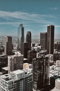 Превью обои небоскребы, здания, вид сверху