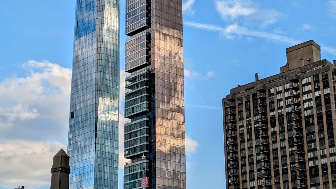 Обои небоскребы, зеркальный, здания, небо