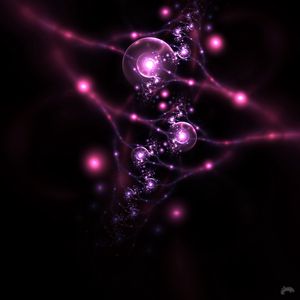 Превью обои нейроны, круги, фрактал