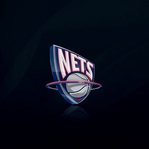 Превью обои new jersey nets, nba, баскетбол, логотип