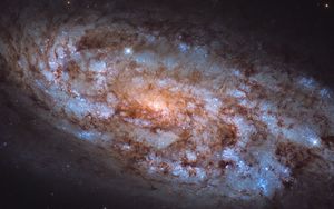 Превью обои ngc 1792, галактика, спираль, звезды, космос