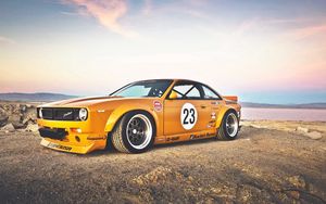 Превью обои nissan 240sx, rocket bunny, вид сбоку