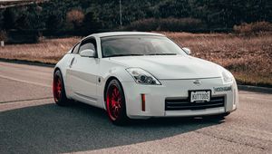 Превью обои nissan 350z, nissan, спорткар, машина