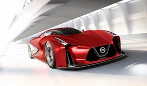 Превью обои nissan, gran turismo, вид сбоку, красный