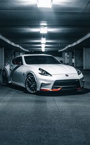 Превью обои nissan gt-r, nissan, вид спереди, белый