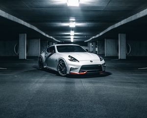 Превью обои nissan gt-r, nissan, вид спереди, белый