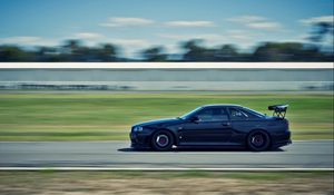 Превью обои nissan, nissan skyline r34, авто