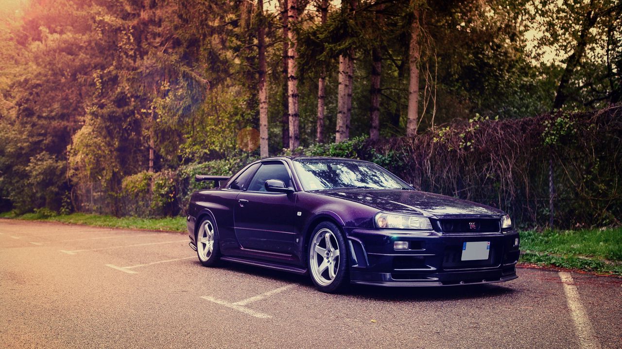 Обои nissan skyline gtr r34