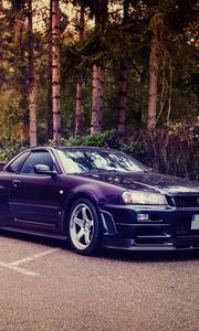 Превью обои nissan, skyline, gt-r, r34, nismo, s-tune