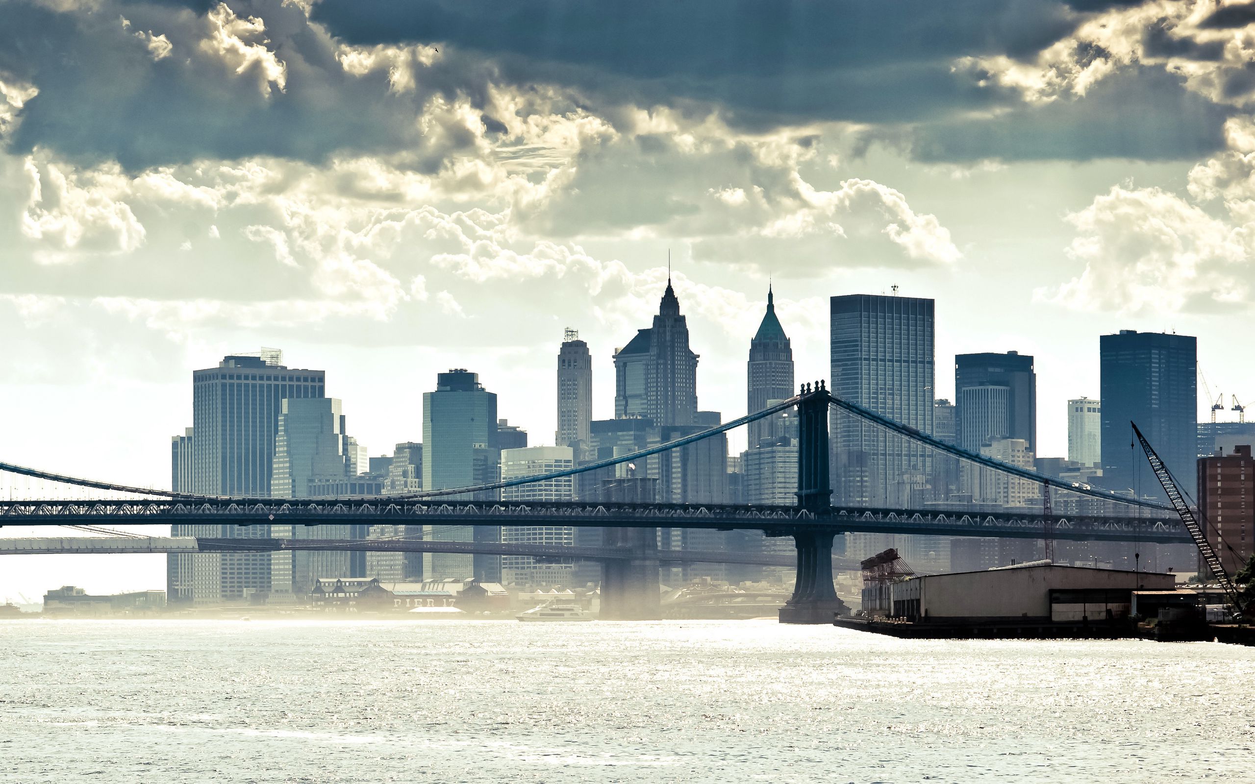 Городская Панорама Нью-Йорка