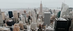 Превью обои нью-йорк, сша, небоскребы, здания, архитектура