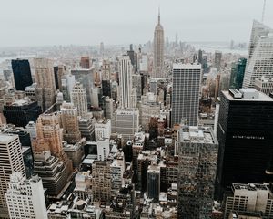 Превью обои нью-йорк, сша, небоскребы, здания, архитектура
