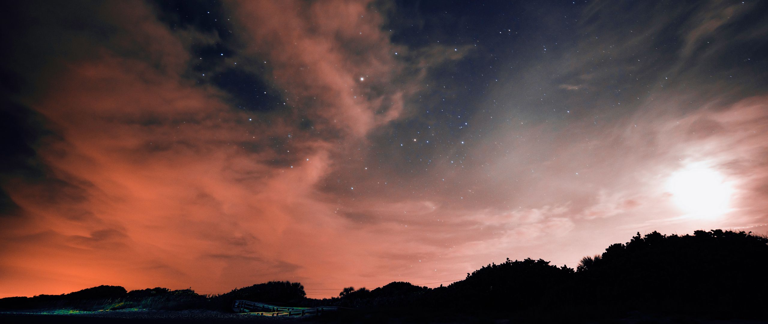 Небо звездно-облачное для фотошопа