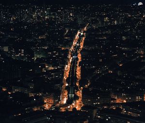 Превью обои ночной город, ночь, здания