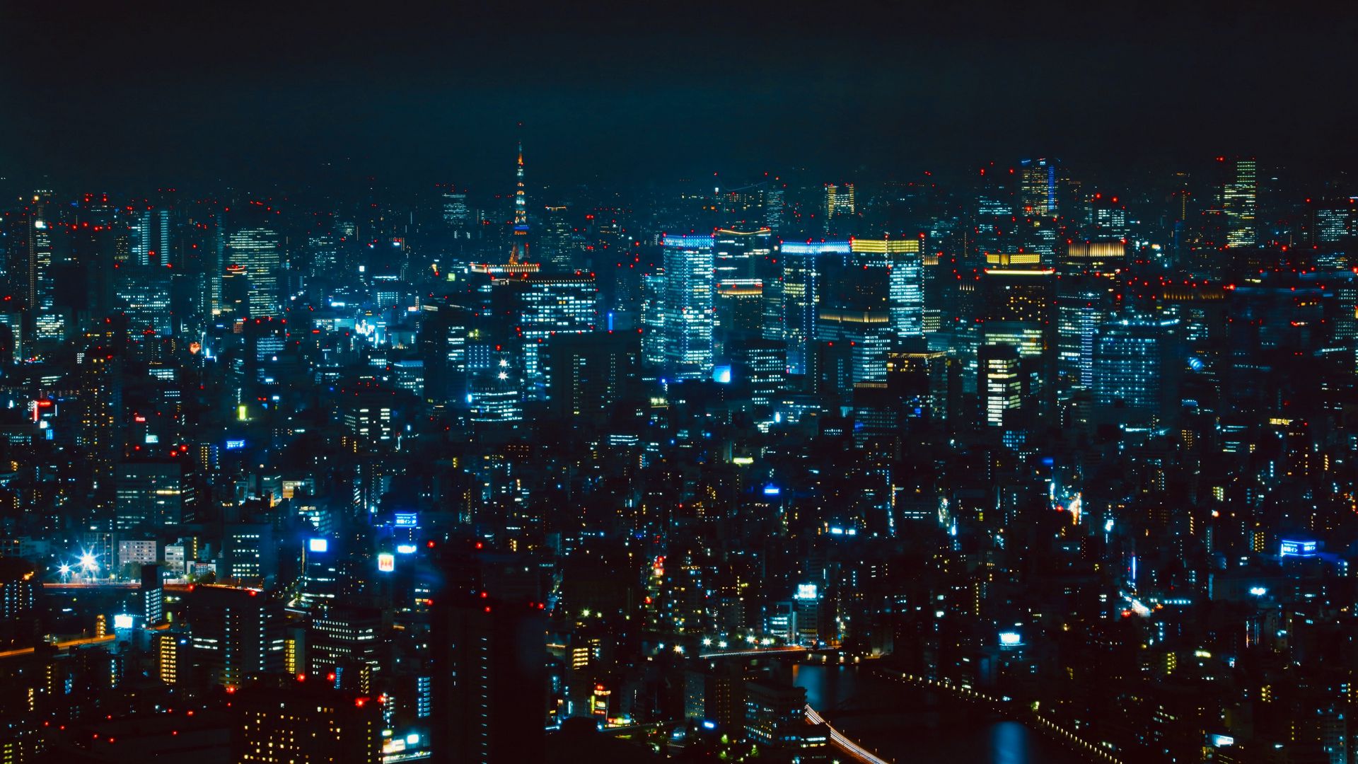 Ночной Токио & столица