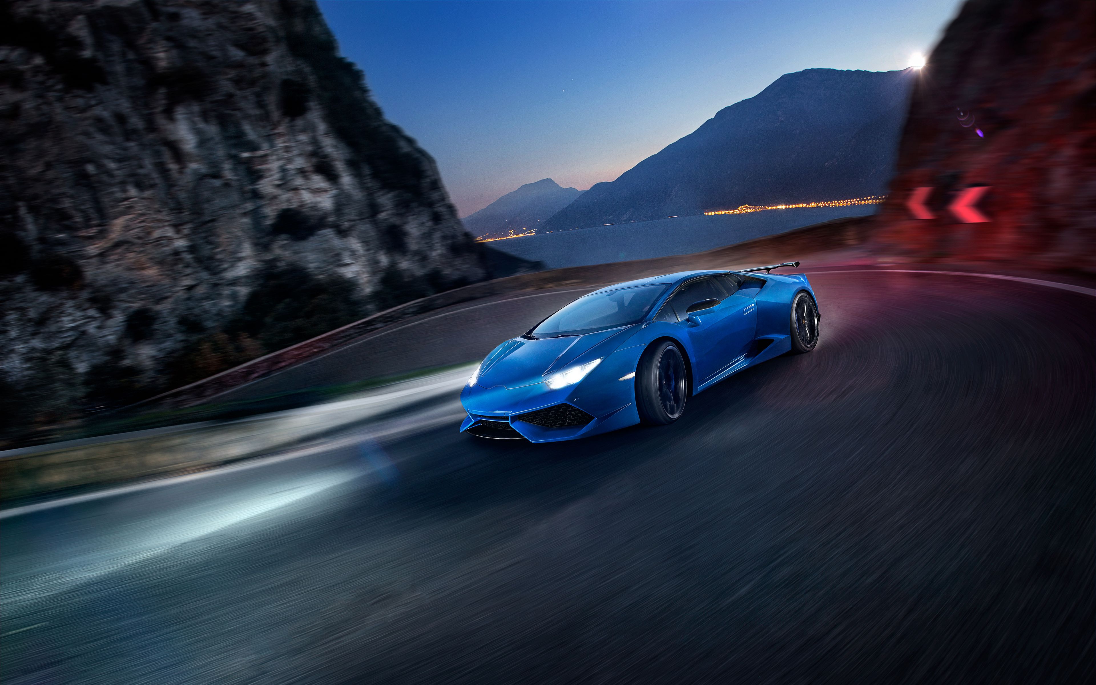 Lamborghini Huracan Night 4k