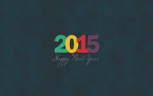 Превью обои новый год, 2015, минимализм, праздник