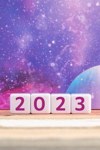 Превью обои новый год, 2023, цифры, праздник