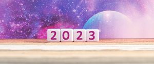 Превью обои новый год, 2023, цифры, праздник