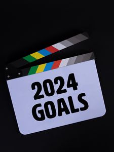 Превью обои нумератор, цели, надпись, новый год, мотивация, 2024, слова