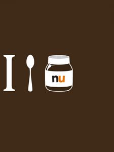 Превью обои nutella, нутелла, масло, шоколад