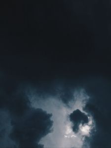 Превью обои облака, буря, небо, мрак