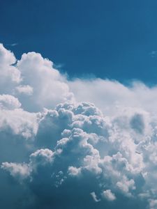 Превью обои облака, небо, красивый, голубой