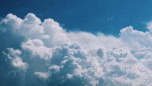 Превью обои облака, небо, красивый, голубой