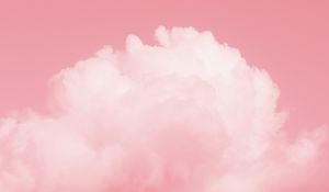 Превью обои облако, небо, розовый, минимализм