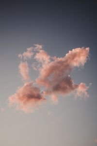 Превью обои облако, розовый, небо, атмосфера