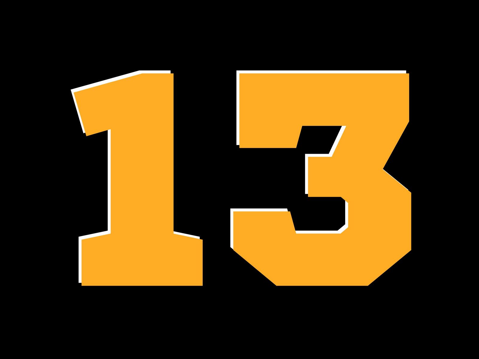 Номер 13 номер 5. Число 13. Тринадцать цифра. Красивое число 13. Цифра 13 в стиле.