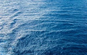 Превью обои океан, голубой, рябь, поверхность, вода