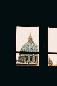 Превью обои окно, крыша, ватикан, архитектура