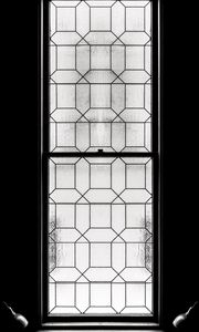 Превью обои окно, свет, темный, линии