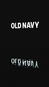 Превью обои oldnavy, слова, надпись, свечение, черный