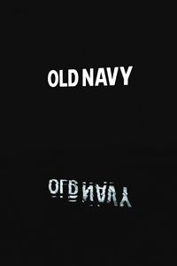 Превью обои oldnavy, слова, надпись, свечение, черный