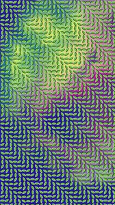 Превью обои оптическая иллюзия, разноцветный, поверхность, линии, свет