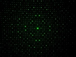 Превью обои оптическая иллюзия, точки, свечение, зеленый, темный
