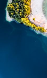 Превью обои остров, море, лето, вид сверху, природа