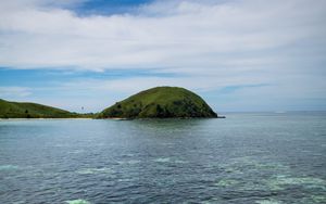 Превью обои остров, море, вода, пейзаж