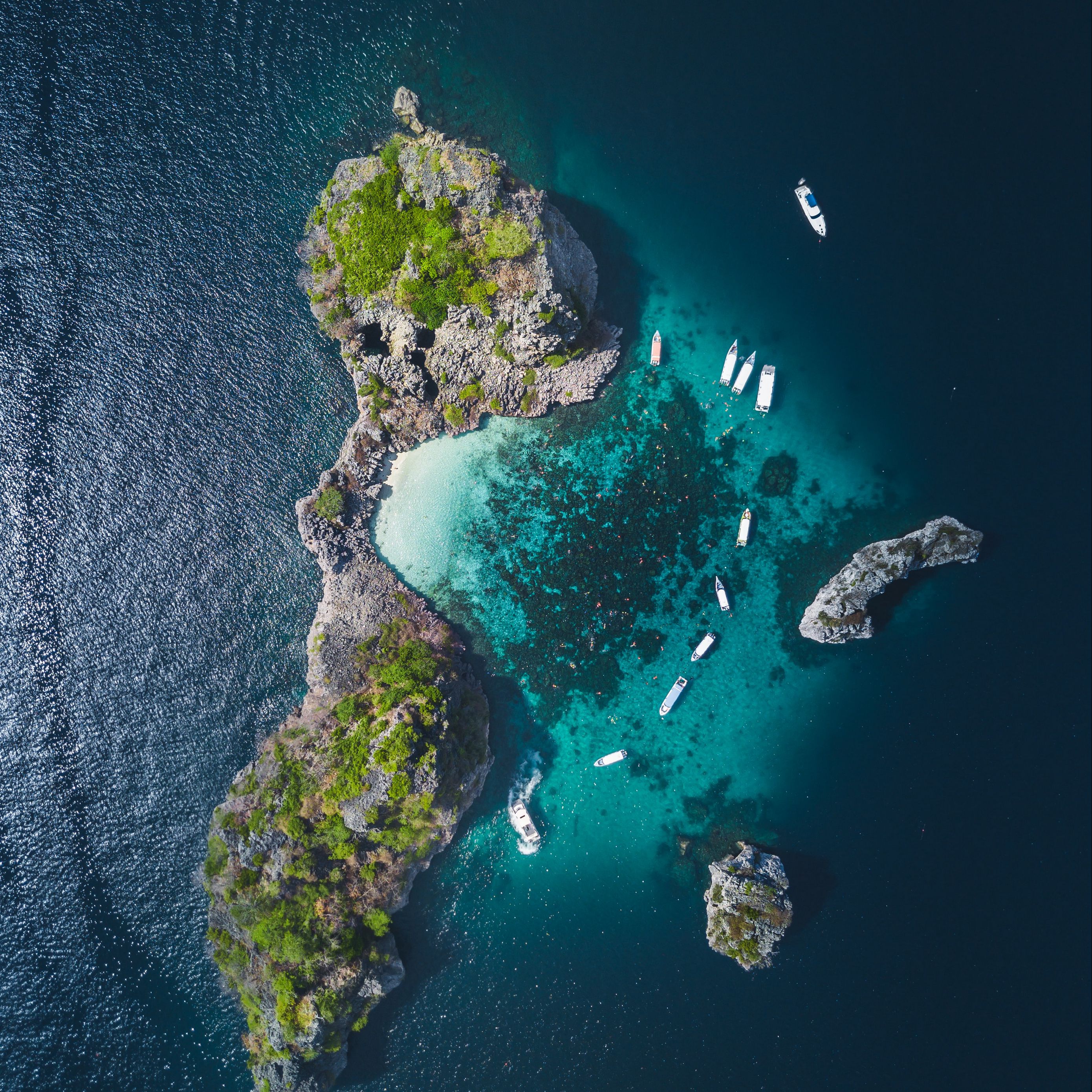 острова вид сверху фото