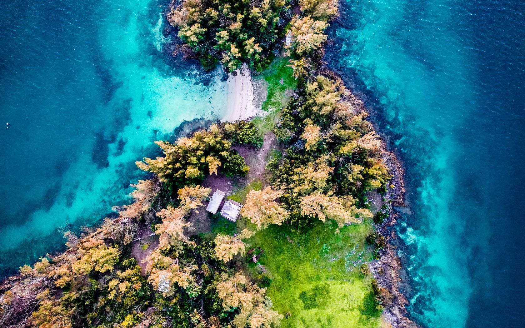 Бермудские острова вид сверху