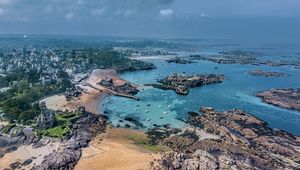 Превью обои острова, море, берег, скалы, природа
