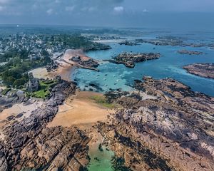 Превью обои острова, море, берег, скалы, природа
