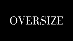 Превью обои oversize, слово, надпись, текст, минимализм