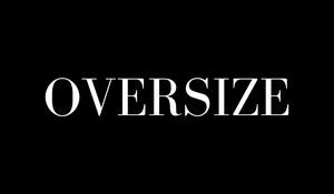 Превью обои oversize, слово, надпись, текст, минимализм