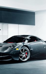 Превью обои pagani, huayra, вид сбоку