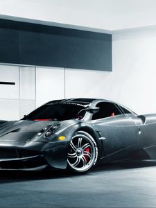 Превью обои pagani, huayra, вид сбоку