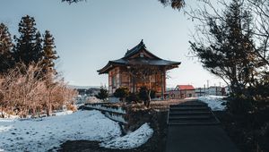 Превью обои пагода, храм, архитектура, восточный